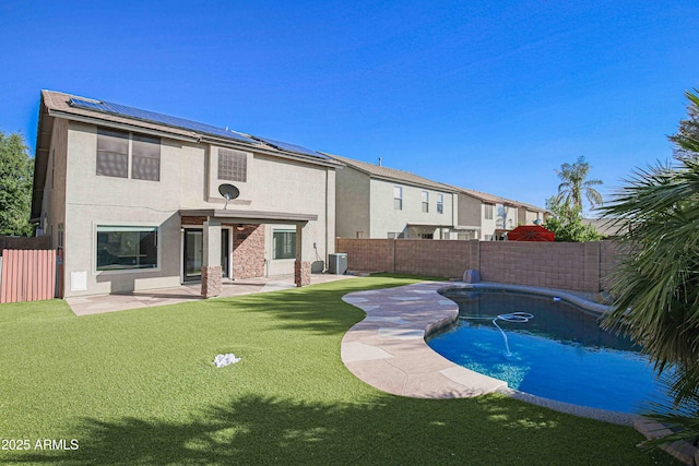 20722 N 38th St, Phoenix, AZ 85050 - view of swimming pool featuring a fenced backyard and a patio area