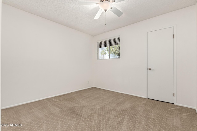 518 N Cheri Lynn Dr, Chandler, AZ 85225 - carpeted spare room with a ceiling fan, baseboards, and a textured ceiling