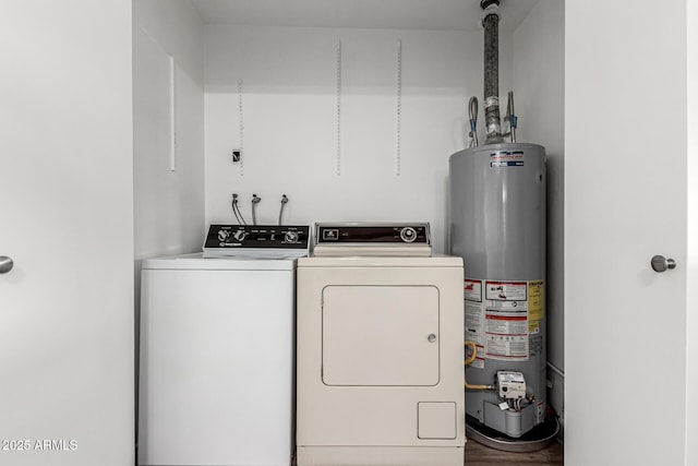 518 N Cheri Lynn Dr, Chandler, AZ 85225 - laundry area featuring gas water heater and washing machine and dryer