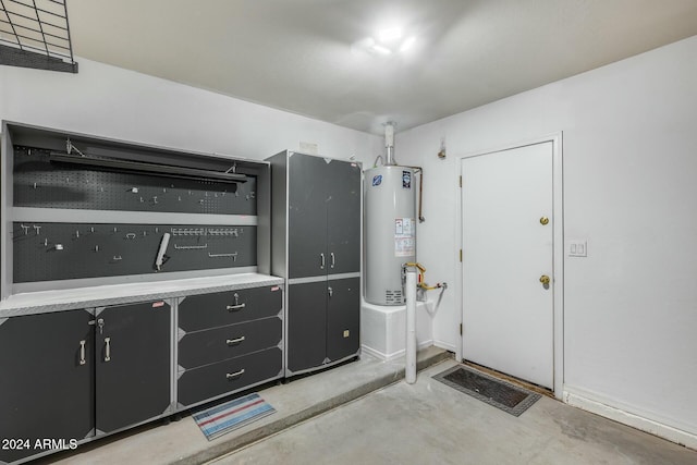 foyer entrance with water heater