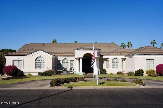 view of ranch-style home