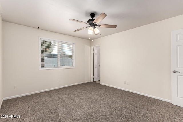 1203 E Bishop Dr, Tempe, AZ 85282 - spare room with carpet floors, a ceiling fan, and baseboards