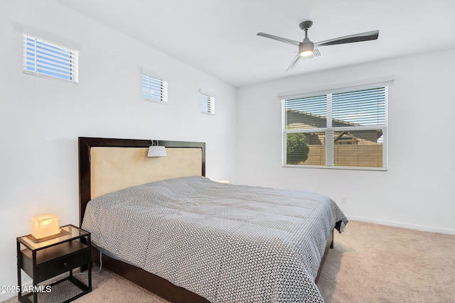 22560 E Rosa Rd, Queen Creek, AZ 85142 - carpeted bedroom featuring baseboards and a ceiling fan