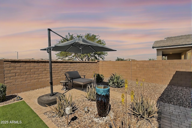 22560 E Rosa Rd, Queen Creek, AZ 85142 - view of patio / terrace with a fenced backyard