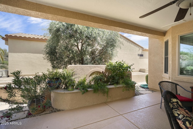 19714 N Concord Dr, Surprise, AZ 85374 - view of patio with a ceiling fan