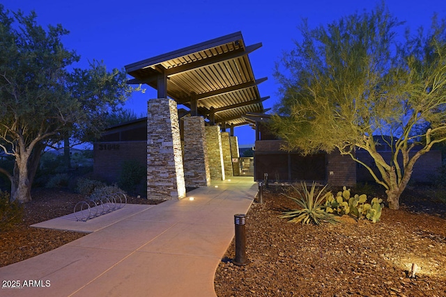 view of patio