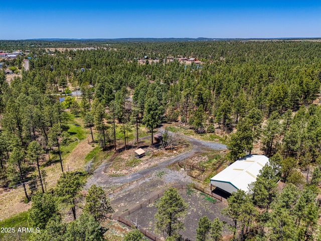 702 Flag Hollow Rd, Pinetop-Lakeside, AZ 85929 - drone / aerial view of a forest