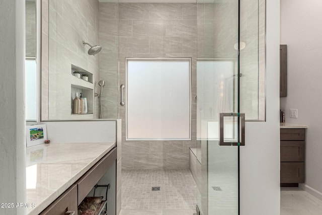 18021 N 53rd St, Scottsdale, AZ 85254 - full bath featuring vanity and a stall shower