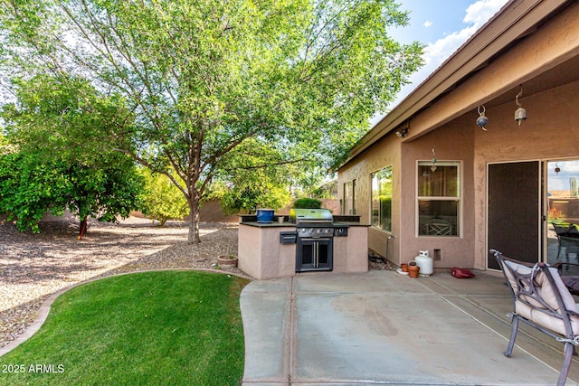 18021 N 53rd St, Scottsdale, AZ 85254 - view of patio / terrace featuring area for grilling and a grill