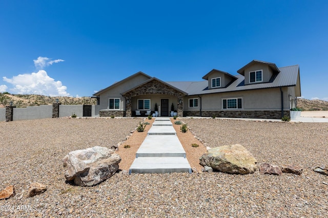 view of front of home