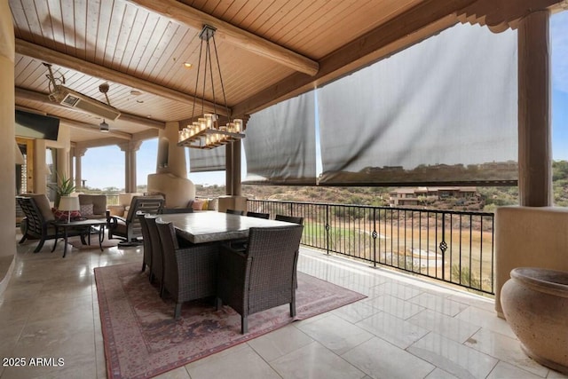 view of patio / terrace with outdoor dining space