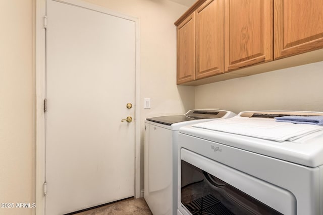 11318 S Hopi Dr, Goodyear, AZ 85338 - laundry room with washing machine and clothes dryer and cabinet space