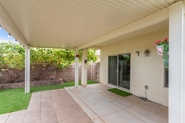 view of patio / terrace with fence private yard