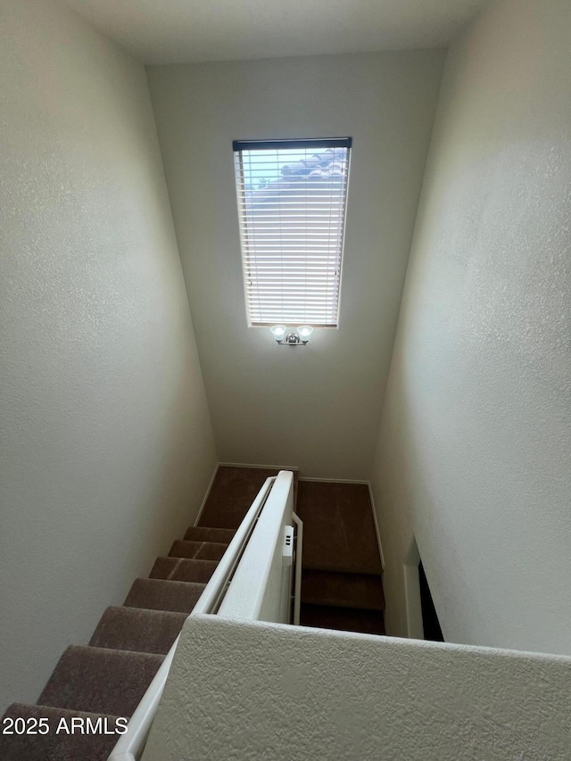 view of stairway