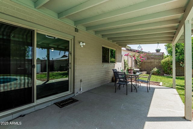18818 N 12th Ave, Phoenix, AZ 85027 - view of patio / terrace featuring outdoor dining area