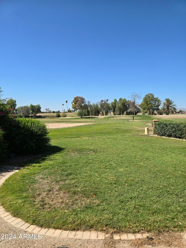 view of home's community featuring a yard