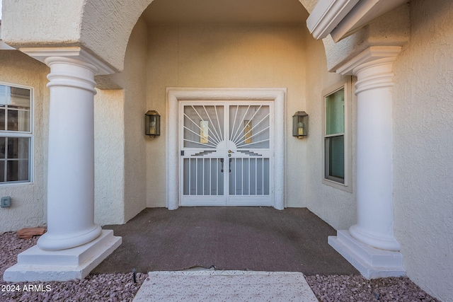 view of property entrance