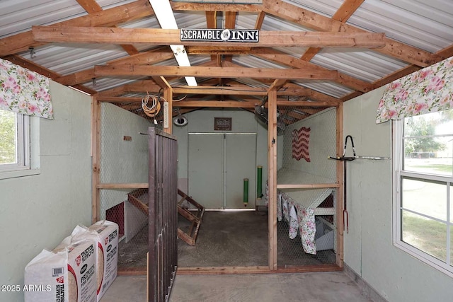view of storage room