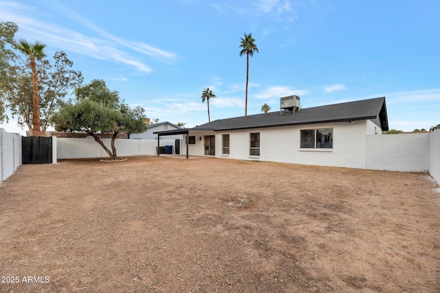 view of back of property