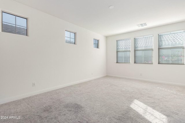 carpeted empty room featuring a healthy amount of sunlight