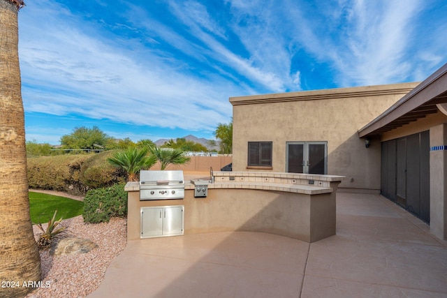 view of patio / terrace featuring area for grilling