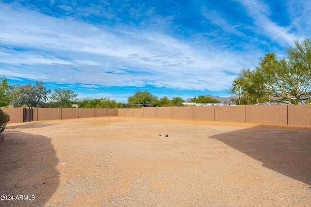 view of yard