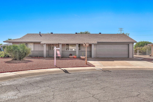 ranch-style house with a garage