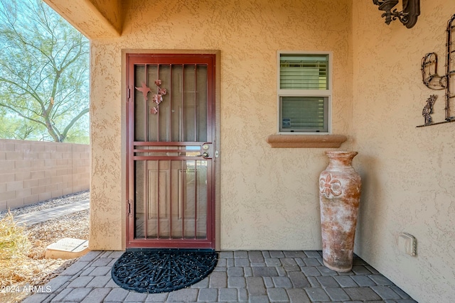 view of entrance to property