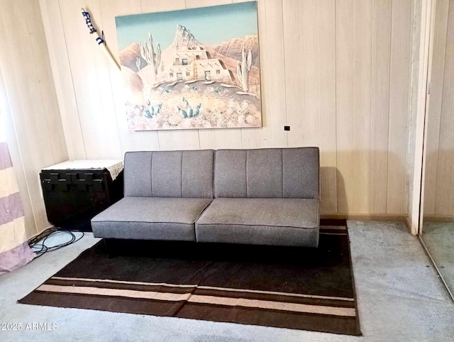 111 W 9th St, Ajo, AZ 85321 - sitting room with carpet and wooden walls