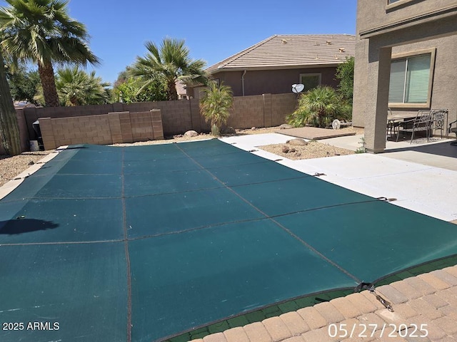 43455 W Chisholm Dr, Maricopa, AZ 85138 - view of swimming pool featuring a fenced backyard and a patio area