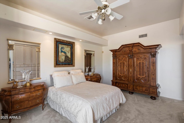 7728 E Mary Sharon Dr, Scottsdale, AZ 85266 - carpeted bedroom with a ceiling fan