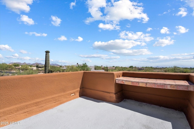 7728 E Mary Sharon Dr, Scottsdale, AZ 85266 - view of patio / terrace featuring a balcony