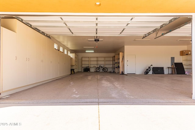 14619 E Desert Vista Trl, Scottsdale, AZ 85262 - garage featuring electric panel and a garage door opener