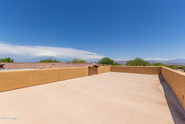 14619 E Desert Vista Trl, Scottsdale, AZ 85262 - view of patio with a mountain view