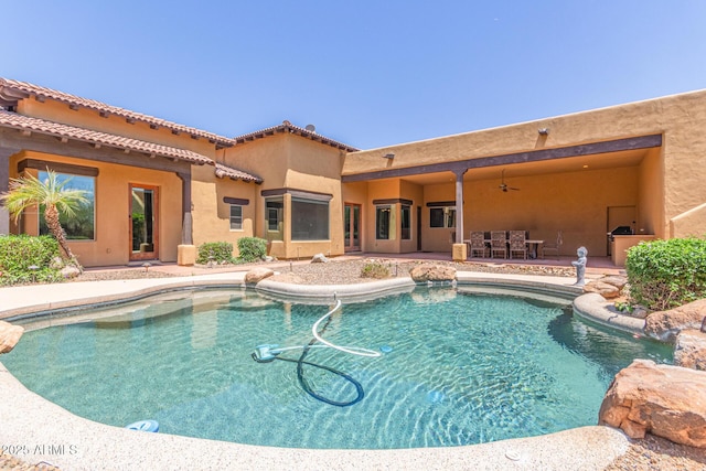 14619 E Desert Vista Trl, Scottsdale, AZ 85262 - outdoor pool featuring a patio