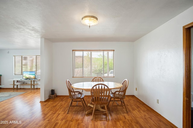 316 B St, Bisbee, AZ 85603 - dining room featuring wood finished floors and a textured ceiling