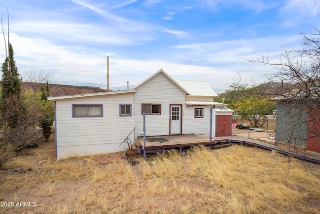 316 B St, Bisbee, AZ 85603 - back of house with a deck