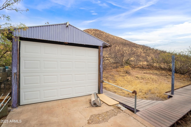 316 B St, Bisbee, AZ 85603 - detached garage with a mountain view