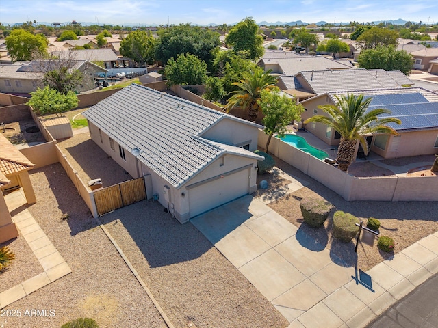 9422 W Monroe St, Peoria, AZ 85345 - aerial view of residential area with a pool area