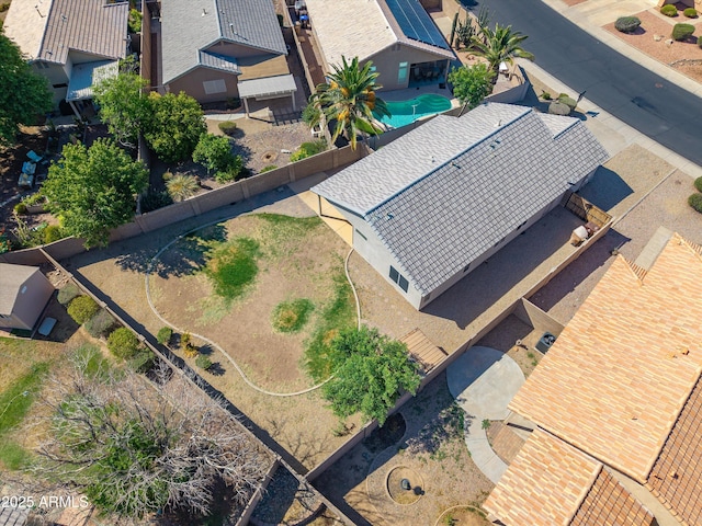 9422 W Monroe St, Peoria, AZ 85345 - aerial perspective of suburban area with a pool area