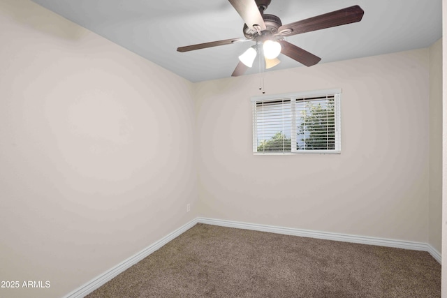 1158 N Barkley St, Mesa, AZ 85203 - spare room with carpet floors and a ceiling fan