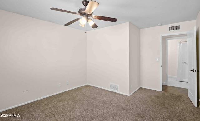 1158 N Barkley St, Mesa, AZ 85203 - spare room featuring carpet and a ceiling fan