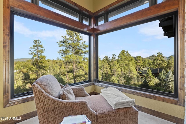 sunroom with a wealth of natural light