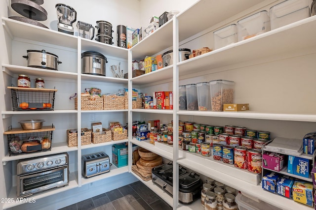 view of pantry