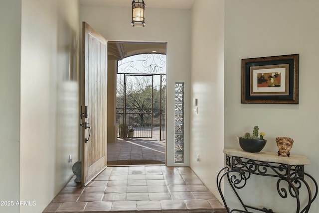 view of entrance foyer