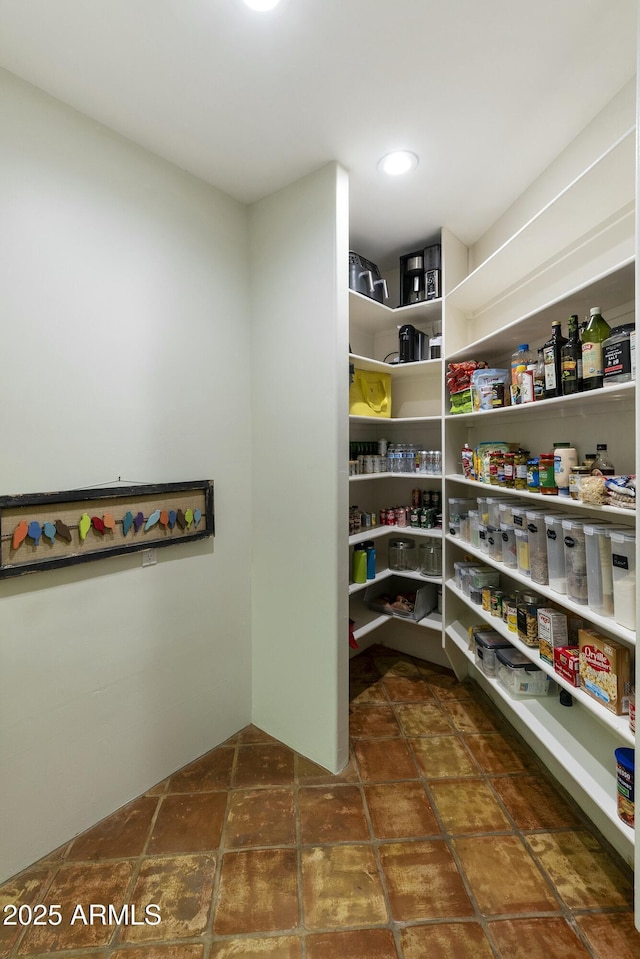 view of pantry