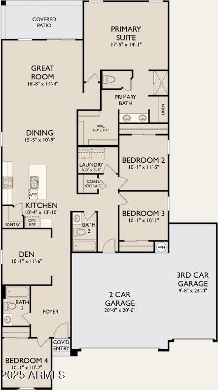 46850 W Old Timer Rd, Maricopa, AZ 85139 - home floor plan