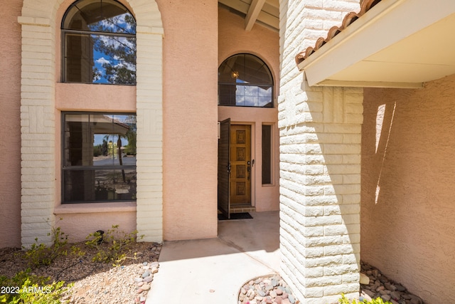 view of property entrance