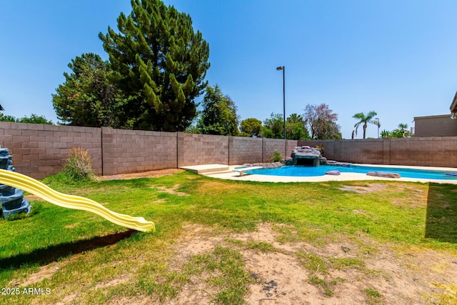 3772 E Leah Ln, Gilbert, AZ 85234 - fenced backyard featuring a playground