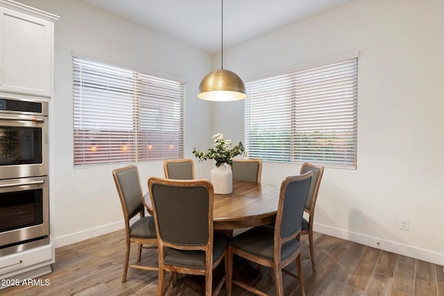 5661 S Dante, Mesa, AZ 85212 - dining space featuring baseboards and light wood finished floors